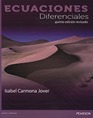 Libr/eBook | Ecuaciones diferenciales | Autor: Carmona | 5ed | Libros de Matemáticas