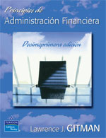 eBook | Principios de administración financiera | Autor:Gitman | 11ed | Libros de Administración